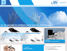 Tablet Screenshot of i2s-sensors.de